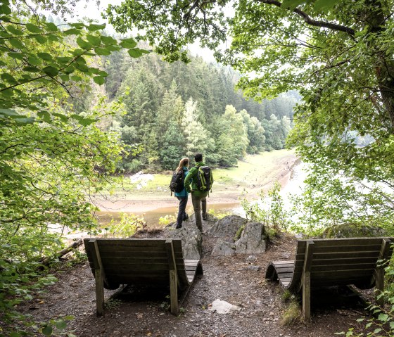 Die Perlenbachtalsperre liegt in der Nähe von Monschau, © Eifel Tourismus GmbH, Dominik Ketz
