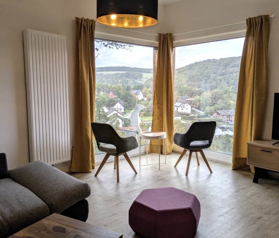 Wohnzimmer mit Blickfang