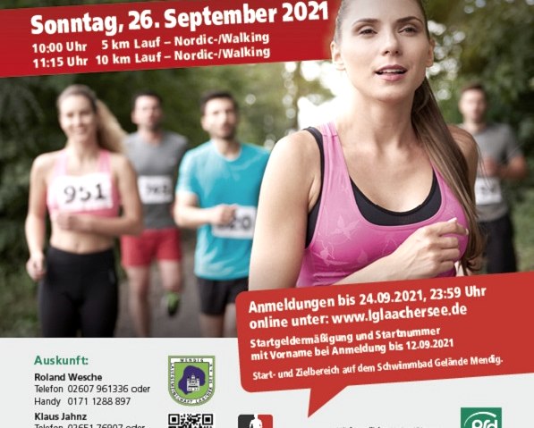 Einladung Volkslauf "Rund um den Laacher See", &copy; LG Laacher See